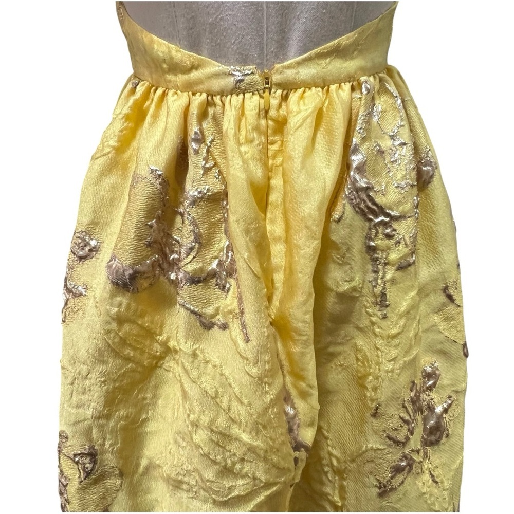 Zara Limited Edition Yellow Halterneck Midi Dress - Picture 14 of 16